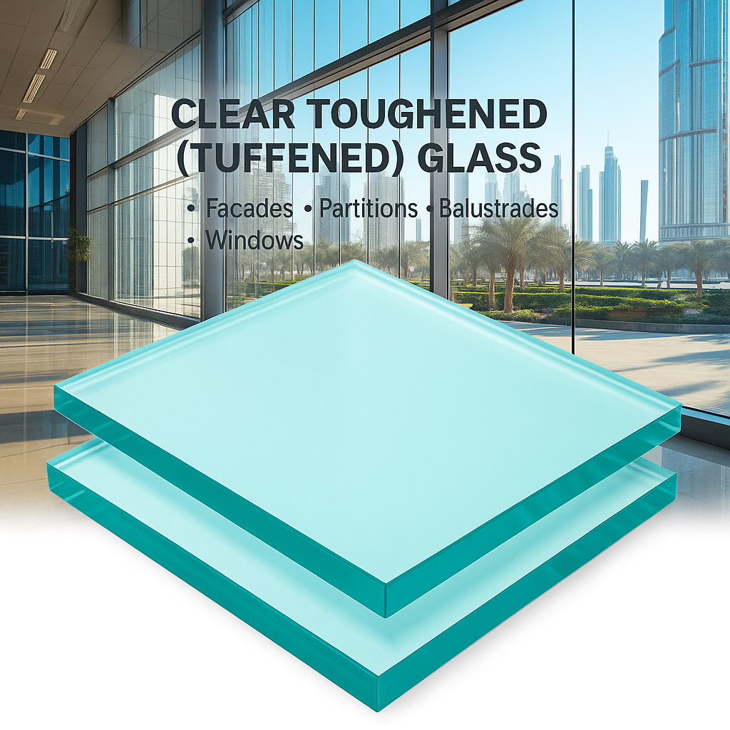 Clear Toughened (Tuffened) Glass in Mangaluru